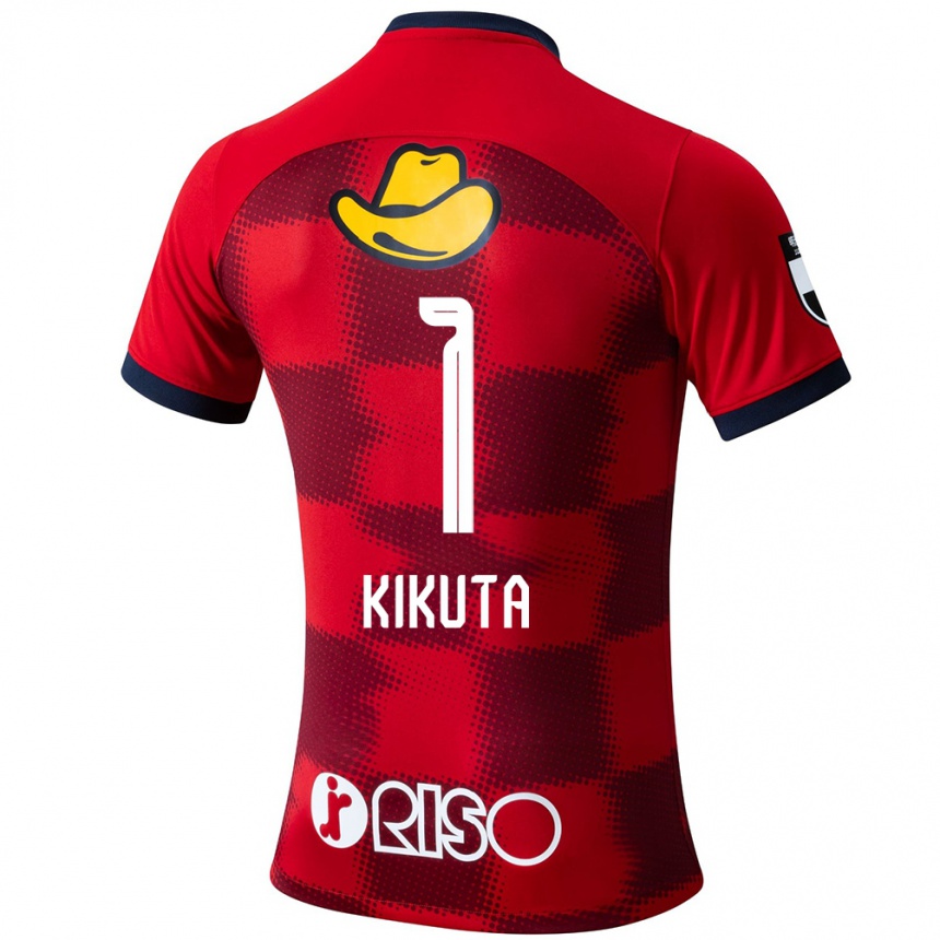 Enfant Football Maillot Shuto Kikuta #1 Rouge Bleu Blanc Tenues Domicile 2024/25 Canada