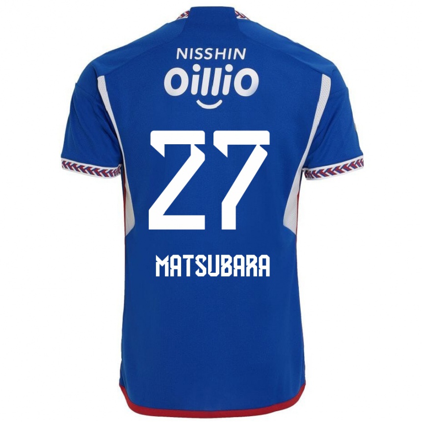 Enfant Football Maillot Ken Matsubara #27 Bleu Blanc Rouge Tenues Domicile 2024/25 Canada