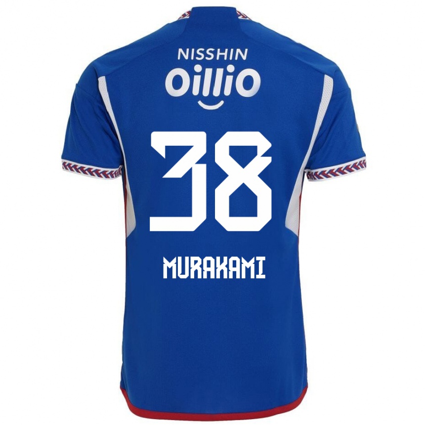 Enfant Football Maillot Yuhi Murakami #38 Bleu Blanc Rouge Tenues Domicile 2024/25 Canada