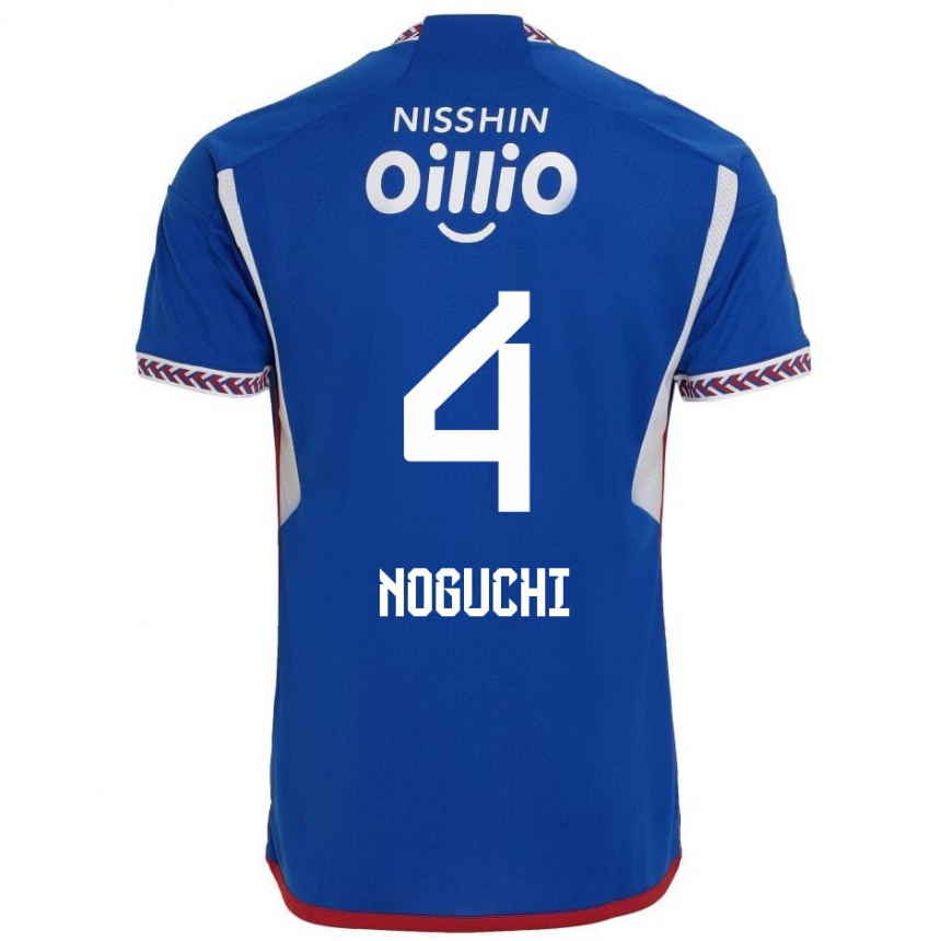 Kids Football Reno Noguchi #4 Blue White Red Home Jersey 2024/25 T-Shirt Canada