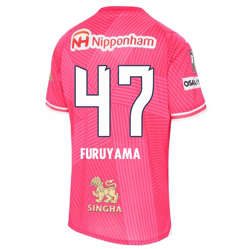 Enfant Football Maillot Kengo Furuyama #47 Rose Blanc Tenues Domicile 2024/25 Canada