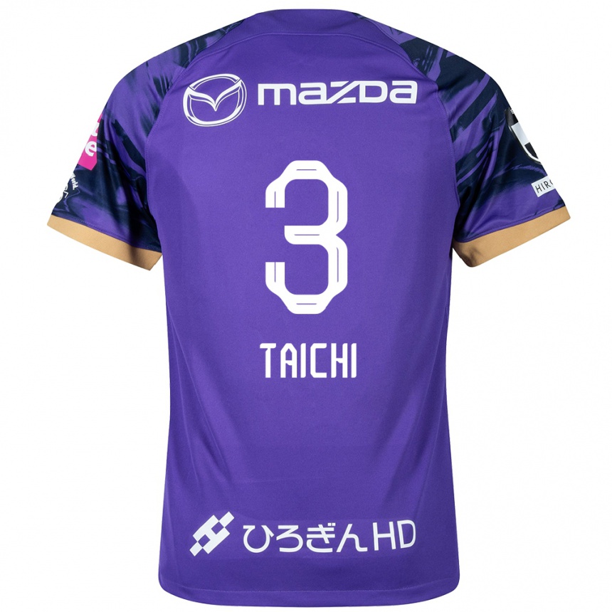 Enfant Football Maillot Taichi Yamasaki #3 Blanc Violet Tenues Domicile 2024/25 Canada