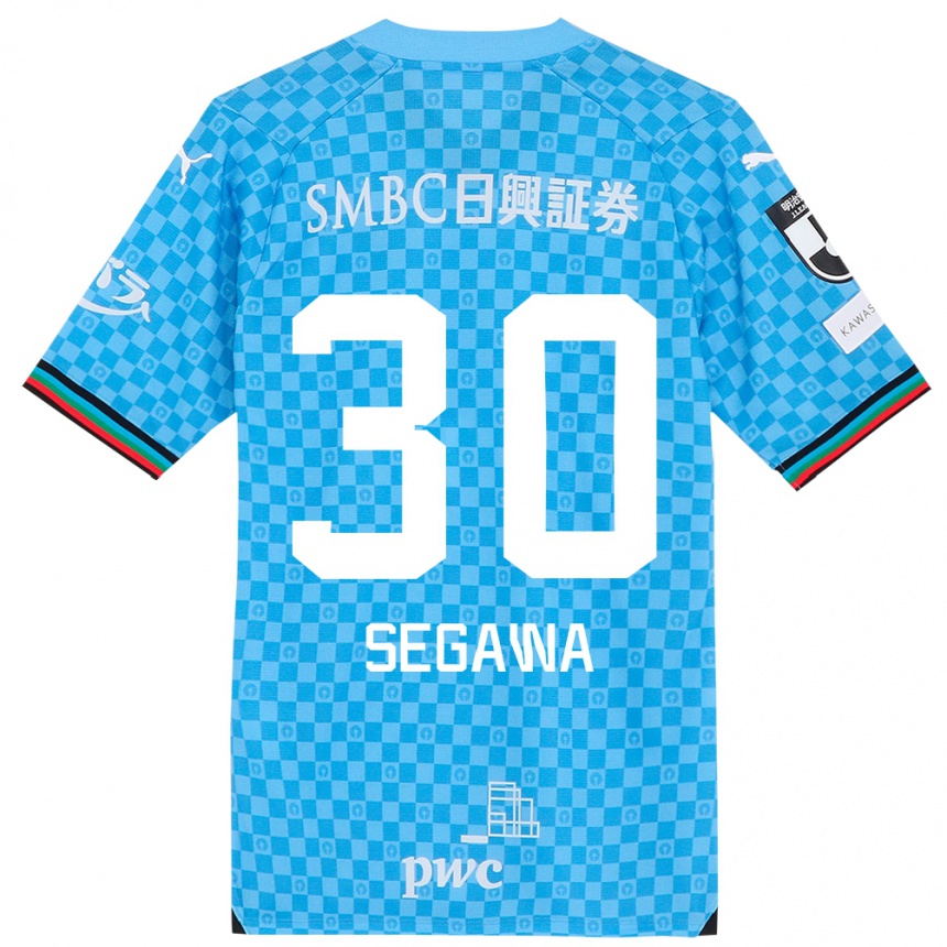 Kids Football Yusuke Segawa #30 Azure Blue Home Jersey 2024/25 T-Shirt Canada