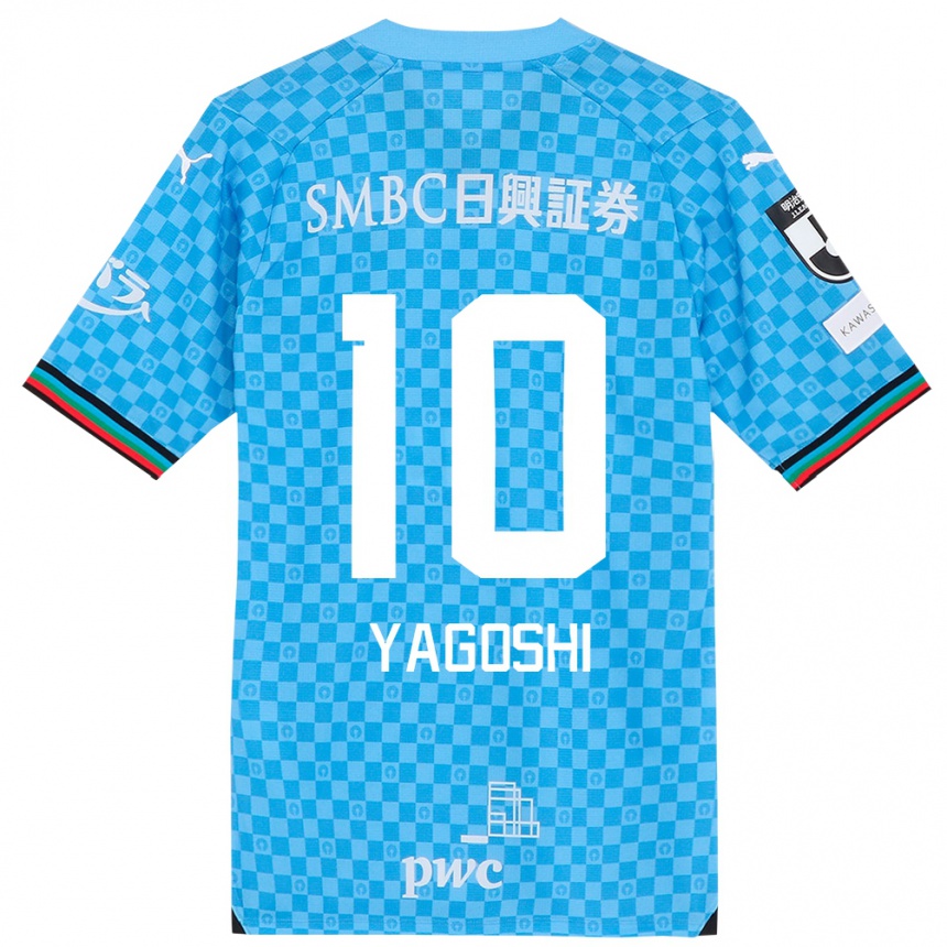 Enfant Football Maillot Mikito Yagoshi #10 Bleu Azur Tenues Domicile 2024/25 Canada