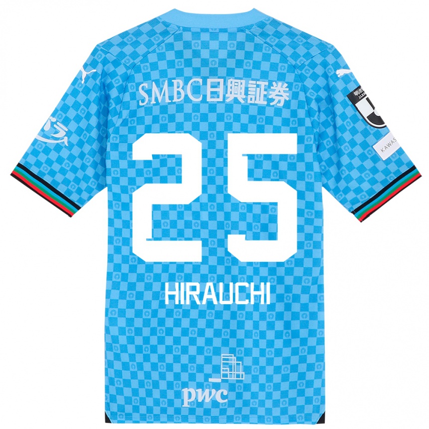 Enfant Football Maillot Issei Hirauchi #25 Bleu Azur Tenues Domicile 2024/25 Canada