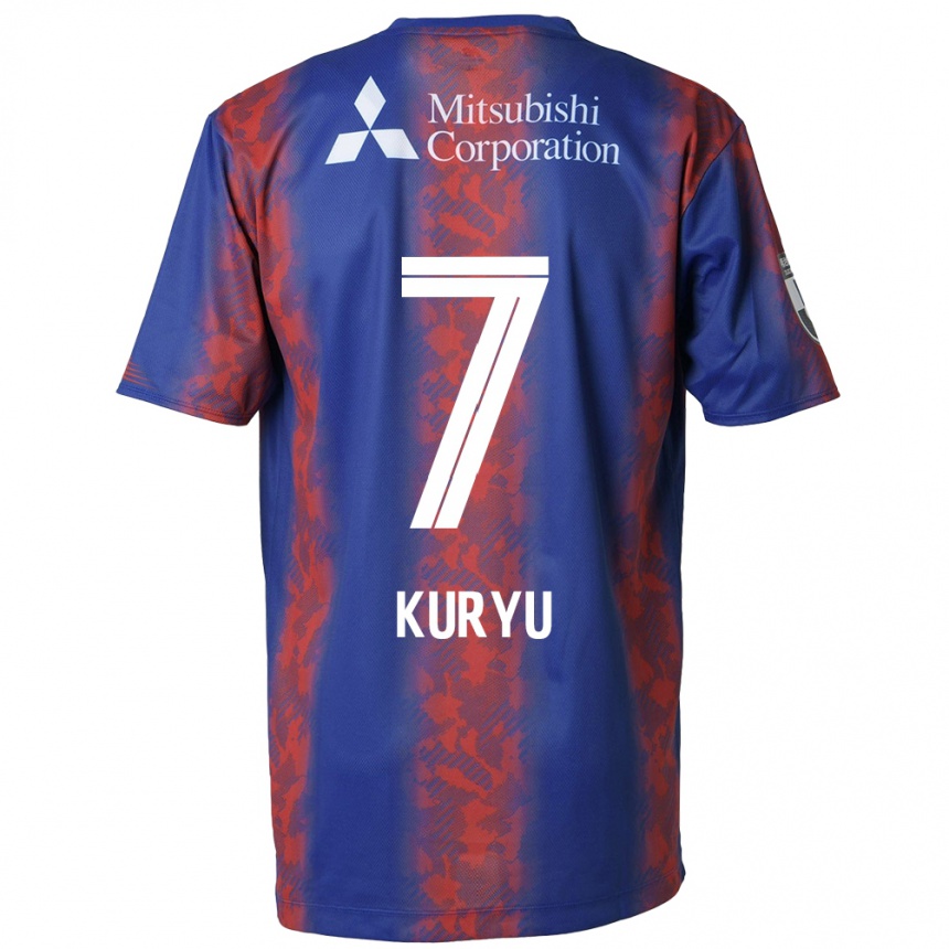 Kids Football Kuryu Matsuki #7 Blue Red Home Jersey 2024/25 T-Shirt Canada