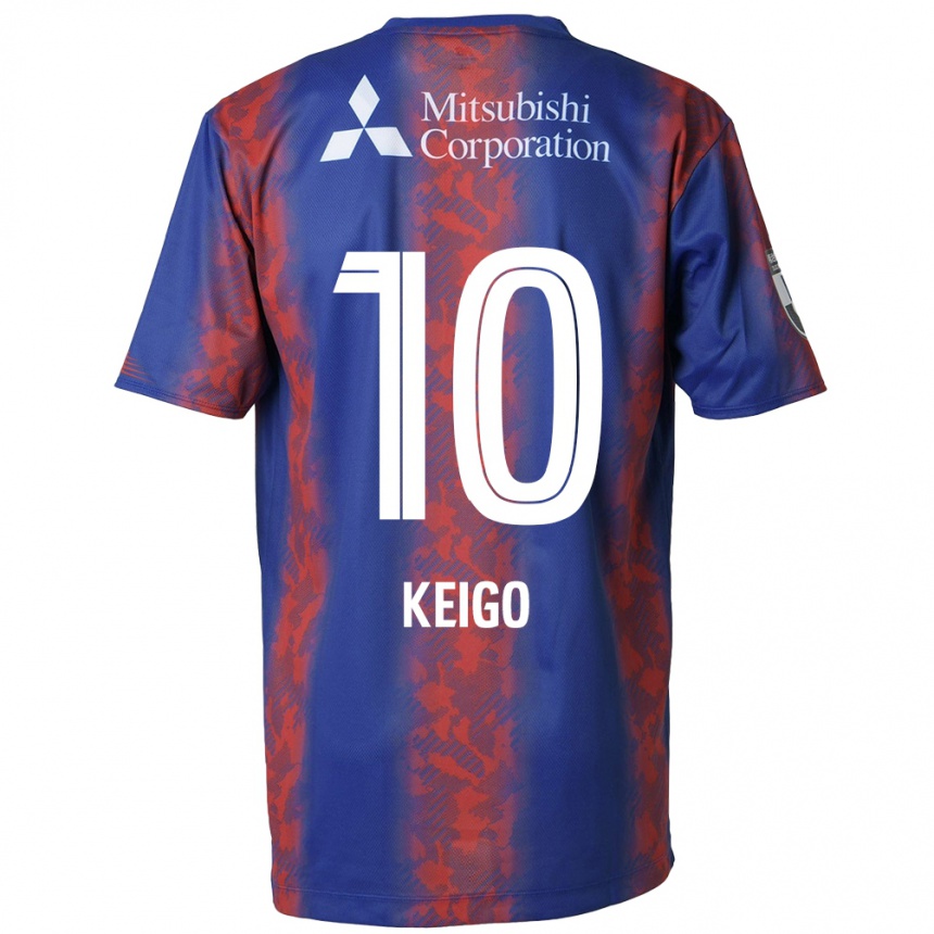 Enfant Football Maillot Keigo Higashi #10 Bleu Rouge Tenues Domicile 2024/25 Canada