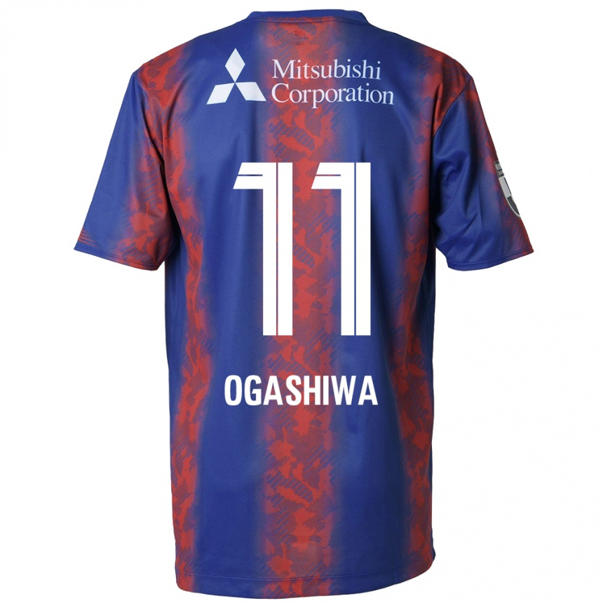 Enfant Football Maillot Tsuyoshi Ogashiwa #11 Bleu Rouge Tenues Domicile 2024/25 Canada