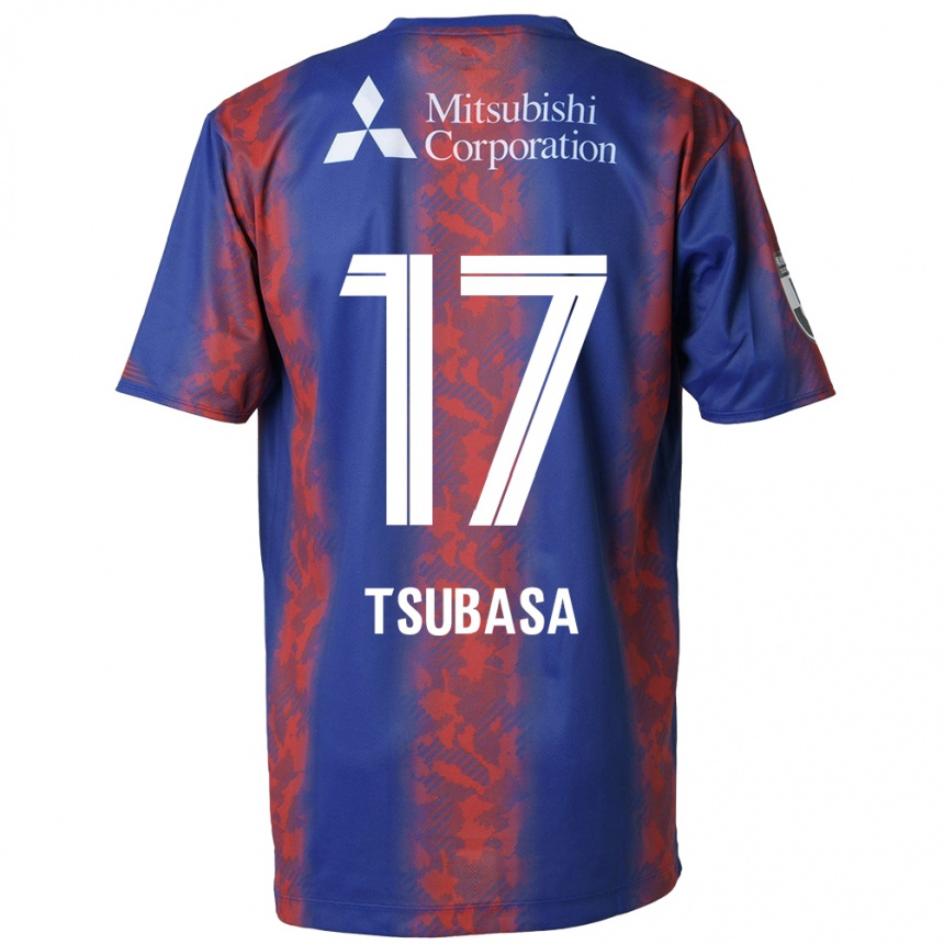 Enfant Football Maillot Tsubasa Terayama #17 Bleu Rouge Tenues Domicile 2024/25 Canada