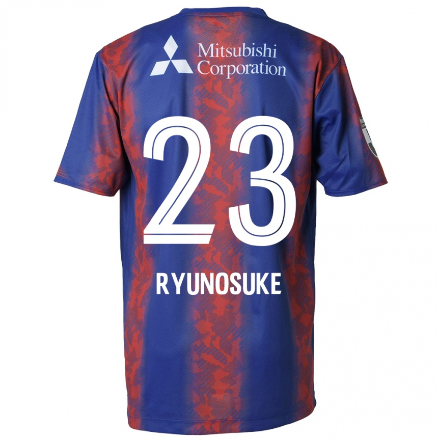 Kids Football Ryunosuke Sato #23 Blue Red Home Jersey 2024/25 T-Shirt Canada