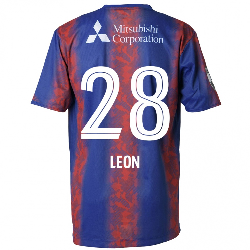 Kids Football Leon Nozawa #28 Blue Red Home Jersey 2024/25 T-Shirt Canada