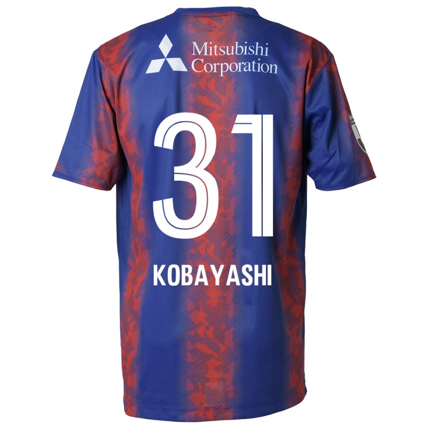 Enfant Football Maillot Masataka Kobayashi #31 Bleu Rouge Tenues Domicile 2024/25 Canada