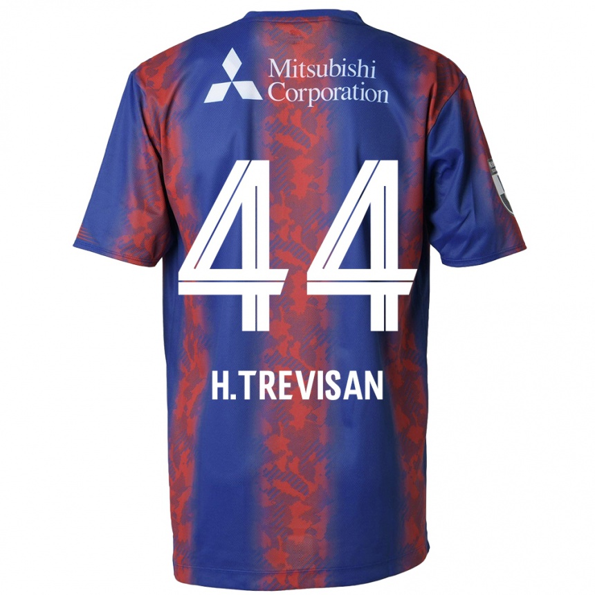 Kids Football Henrique Trevisan #44 Blue Red Home Jersey 2024/25 T-Shirt Canada