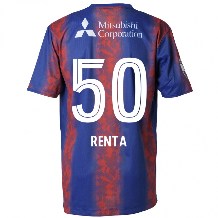 Enfant Football Maillot Renta Higashi #50 Bleu Rouge Tenues Domicile 2024/25 Canada