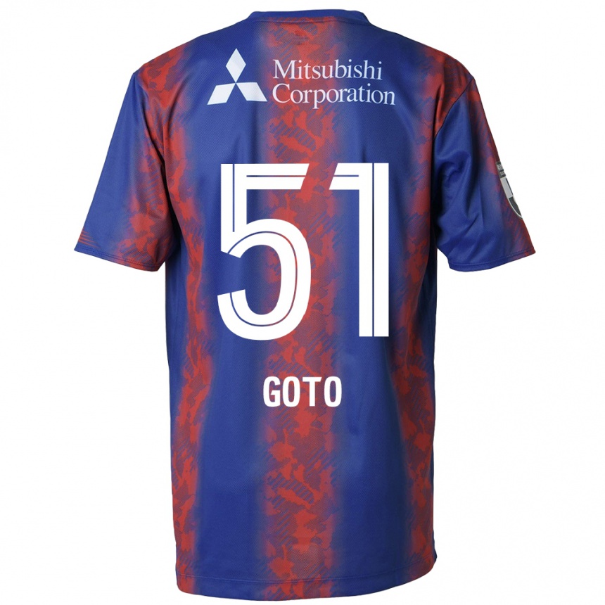 Kids Football Wataru Goto #51 Blue Red Home Jersey 2024/25 T-Shirt Canada