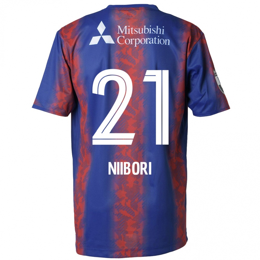 Enfant Football Maillot Keita Niibori #21 Bleu Rouge Tenues Domicile 2024/25 Canada