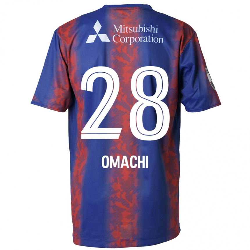 Kids Football Shugo Omachi #28 Blue Red Home Jersey 2024/25 T-Shirt Canada