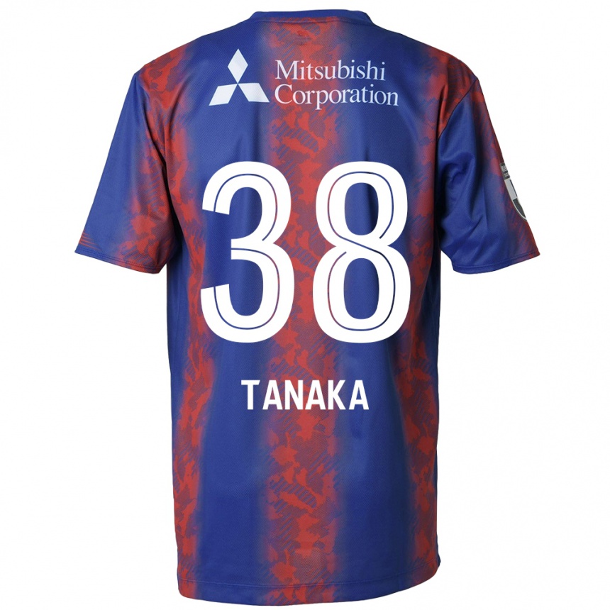 Enfant Football Maillot Kio Tanaka #38 Bleu Rouge Tenues Domicile 2024/25 Canada