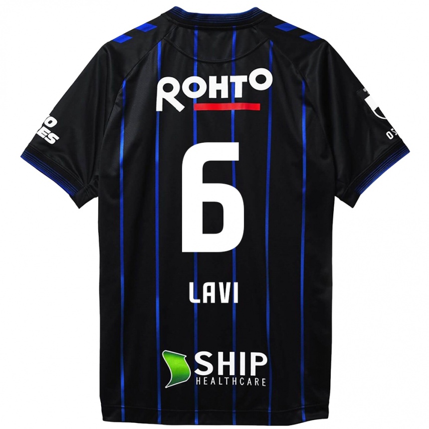 Enfant Football Maillot Neta Lavi #6 Noir Bleu Tenues Domicile 2024/25 Canada