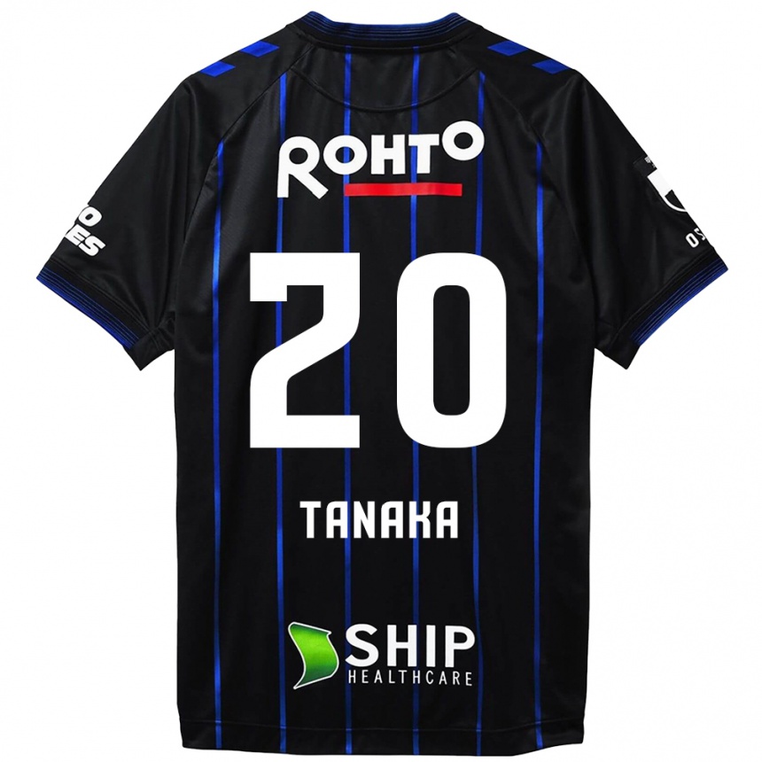 Enfant Football Maillot Hyoga Tanaka #20 Noir Bleu Tenues Domicile 2024/25 Canada