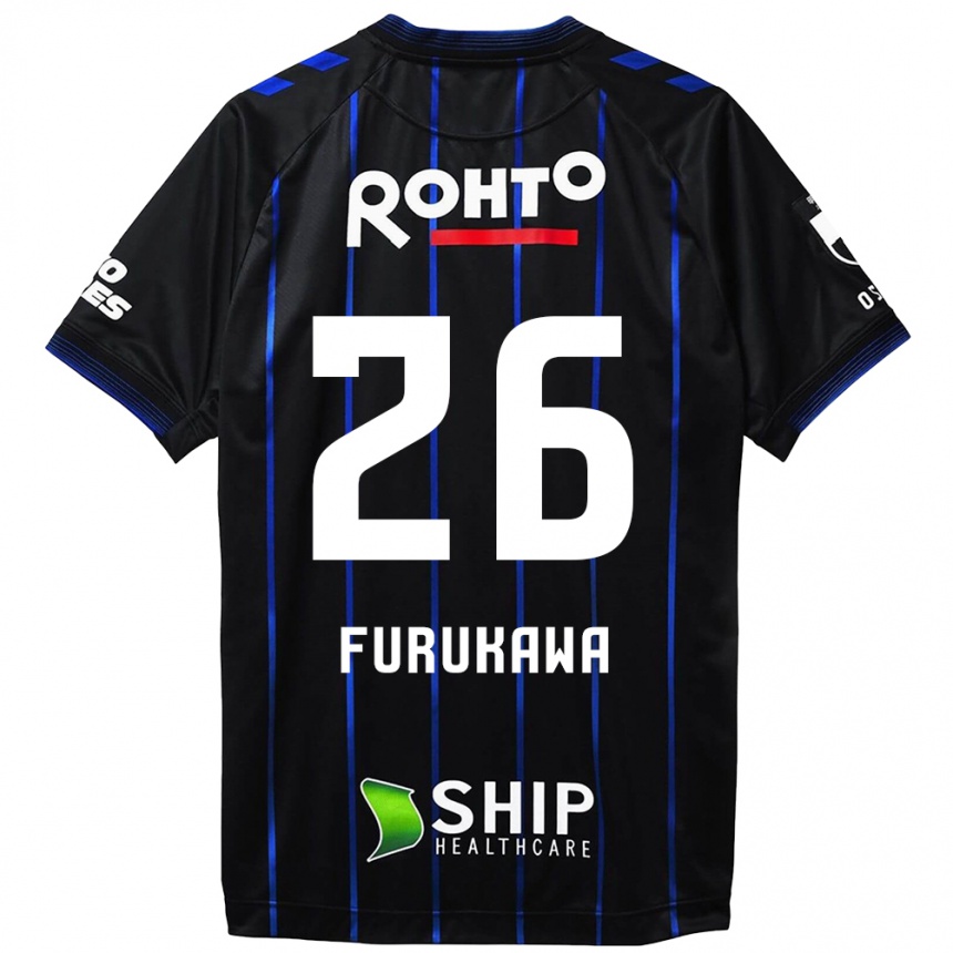 Enfant Football Maillot Kanta Furukawa #26 Noir Bleu Tenues Domicile 2024/25 Canada