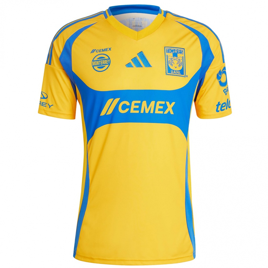 Enfant Football Maillot Votre Nom #0 Or Jaune Tenues Domicile 2024/25 Canada