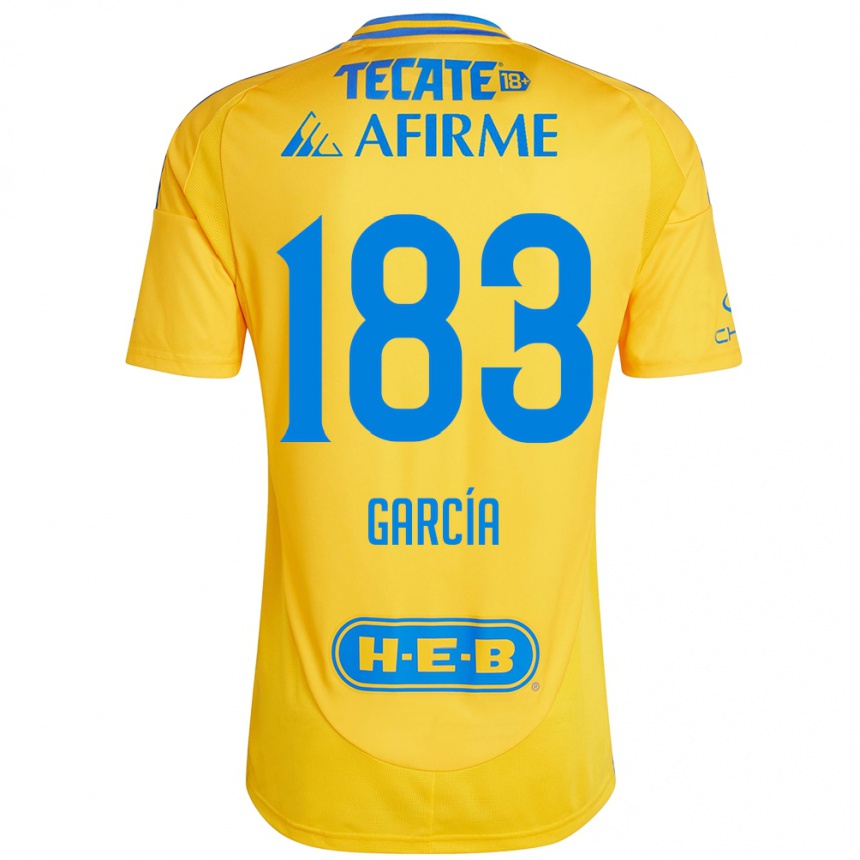 Enfant Football Maillot Zahir García #183 Or Jaune Tenues Domicile 2024/25 Canada