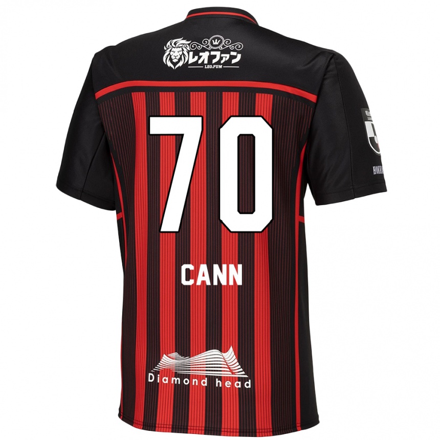 Kids Football Francis Cann #70 Red Black Home Jersey 2024/25 T-Shirt Canada