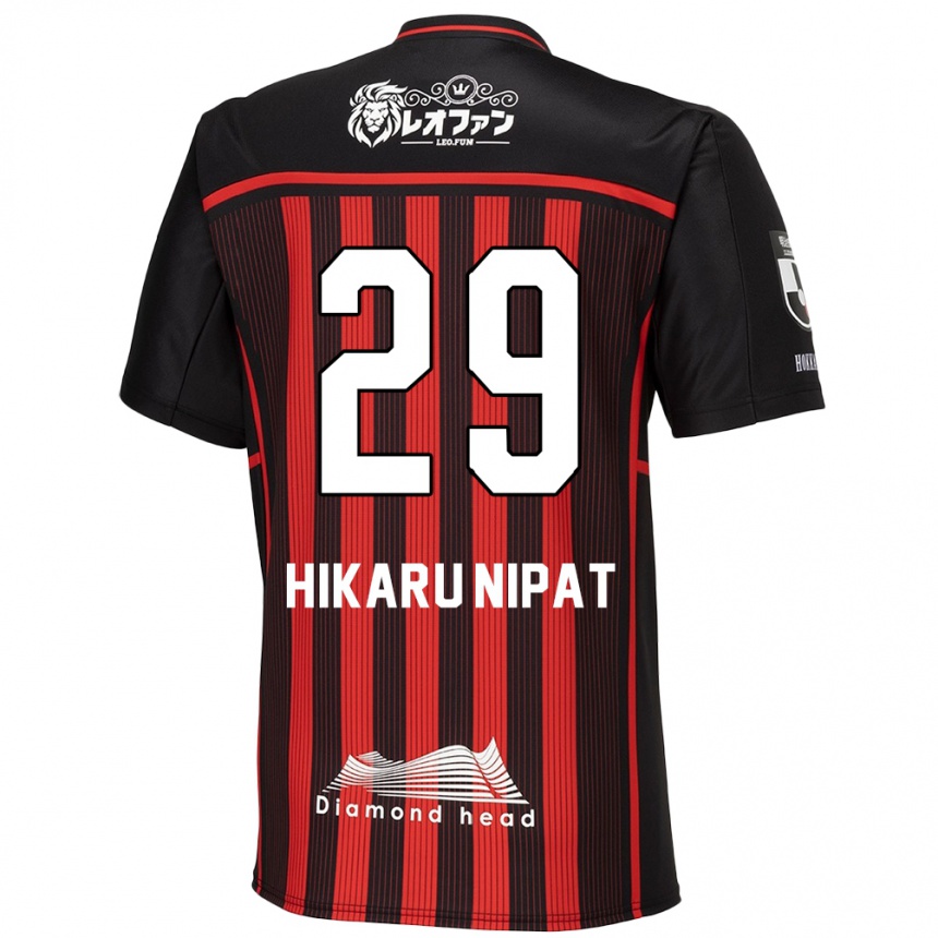 Kids Football Reese Hikaru Nipat #29 Red Black Home Jersey 2024/25 T-Shirt Canada