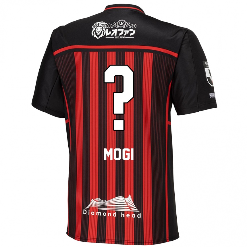 Enfant Football Maillot Katsuyuki Mogi #0 Rouge Noir Tenues Domicile 2024/25 Canada