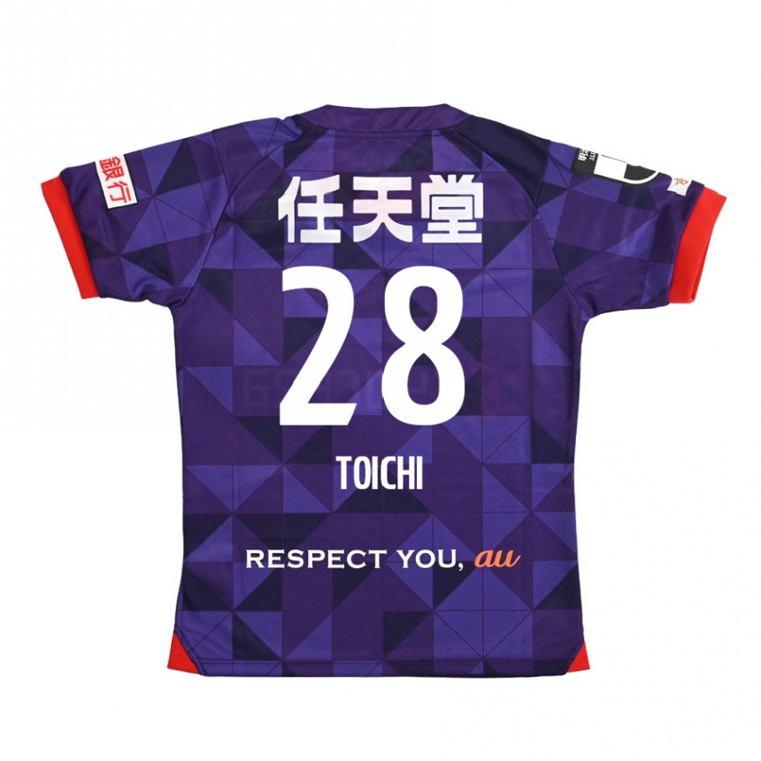 Enfant Football Maillot Toichi Suzuki #28 Blanc Violet Tenues Domicile 2024/25 Canada