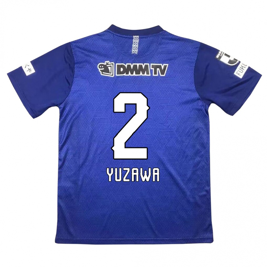 Kids Football Masato Yuzawa #2 Dark Blue Home Jersey 2024/25 T-Shirt Canada