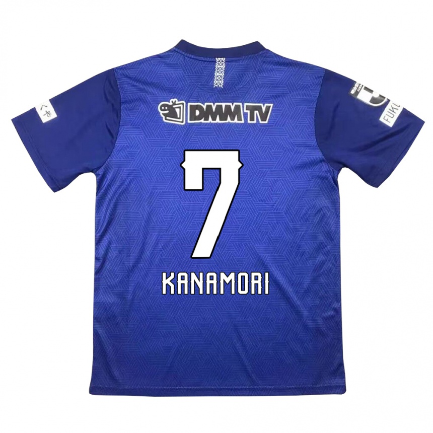 Kids Football Takeshi Kanamori #7 Dark Blue Home Jersey 2024/25 T-Shirt Canada