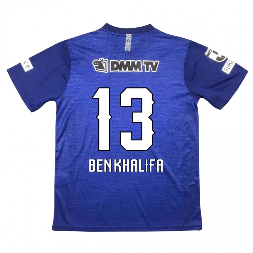 Enfant Football Maillot Nassim Ben Khalifa #13 Bleu Foncé Tenues Domicile 2024/25 Canada