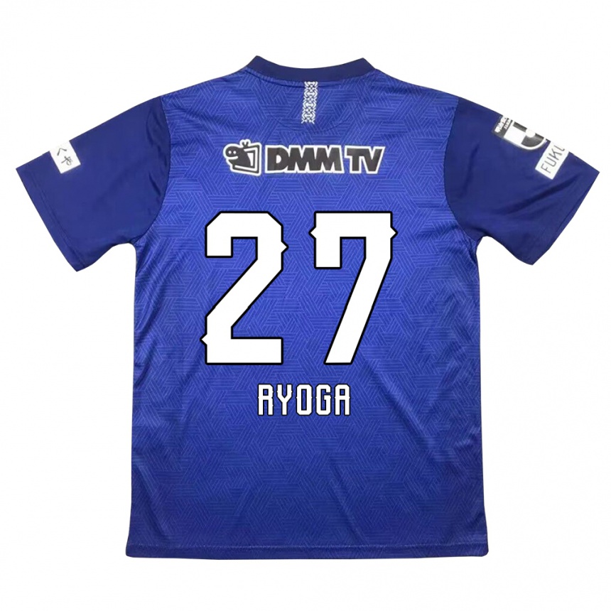 Enfant Football Maillot Ryoga Sato #27 Bleu Foncé Tenues Domicile 2024/25 Canada