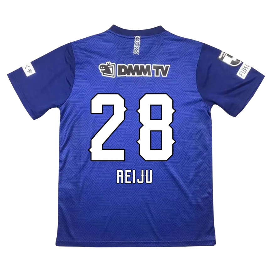 Kids Football Reiju Tsuruno #28 Dark Blue Home Jersey 2024/25 T-Shirt Canada