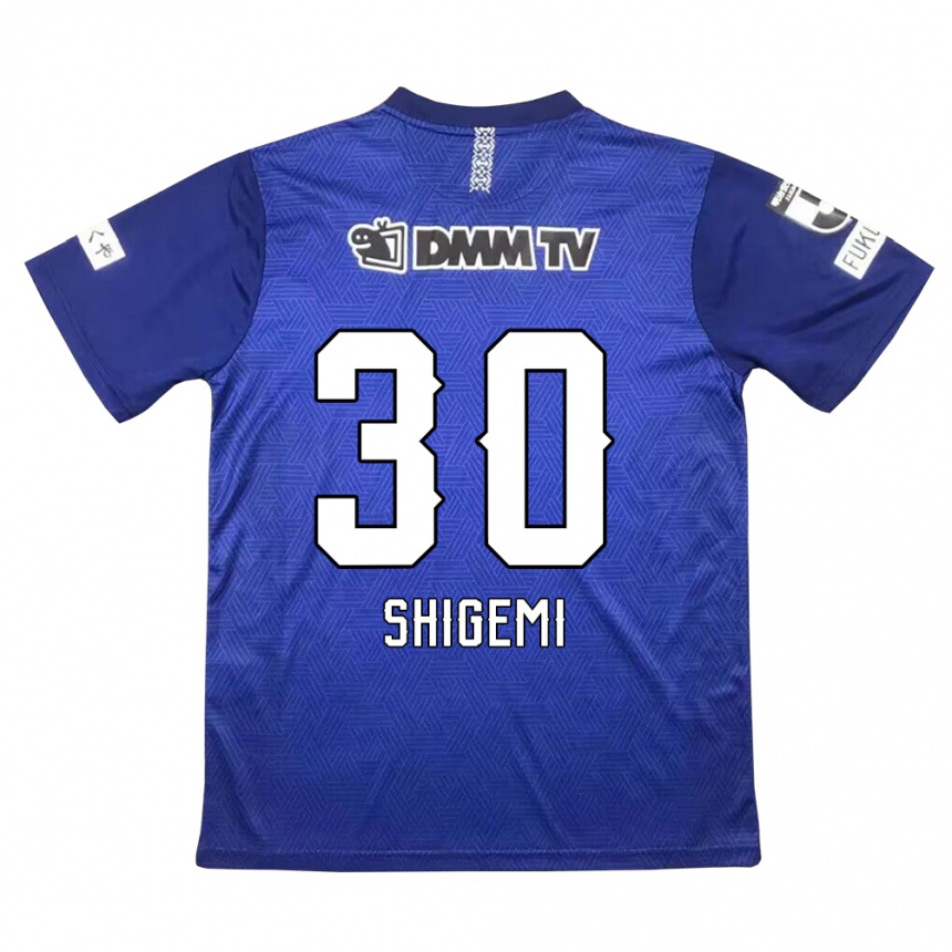 Kids Football Masato Shigemi #30 Dark Blue Home Jersey 2024/25 T-Shirt Canada