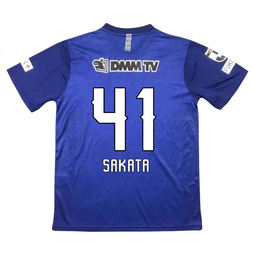 Kids Football Daiki Sakata #41 Dark Blue Home Jersey 2024/25 T-Shirt Canada