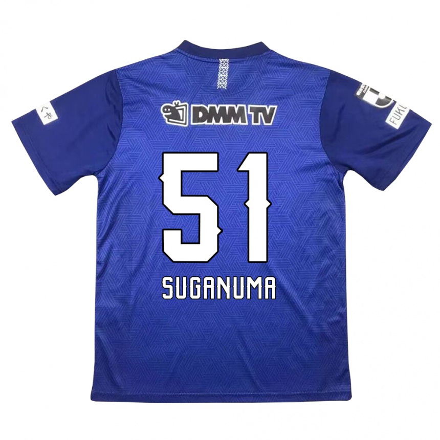 Kids Football Kazuaki Suganuma #51 Dark Blue Home Jersey 2024/25 T-Shirt Canada