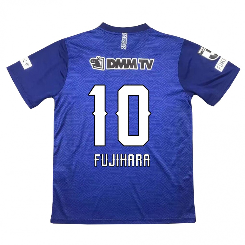 Kids Football Naoatsu Fujihara #10 Dark Blue Home Jersey 2024/25 T-Shirt Canada