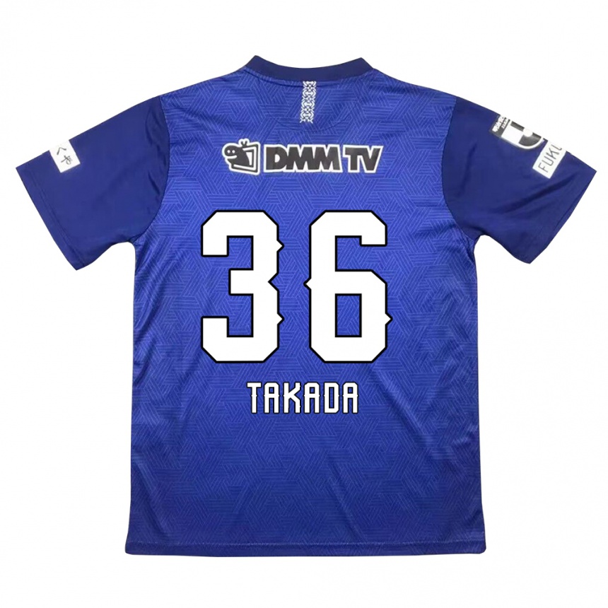 Kids Football Seiya Takada #36 Dark Blue Home Jersey 2024/25 T-Shirt Canada