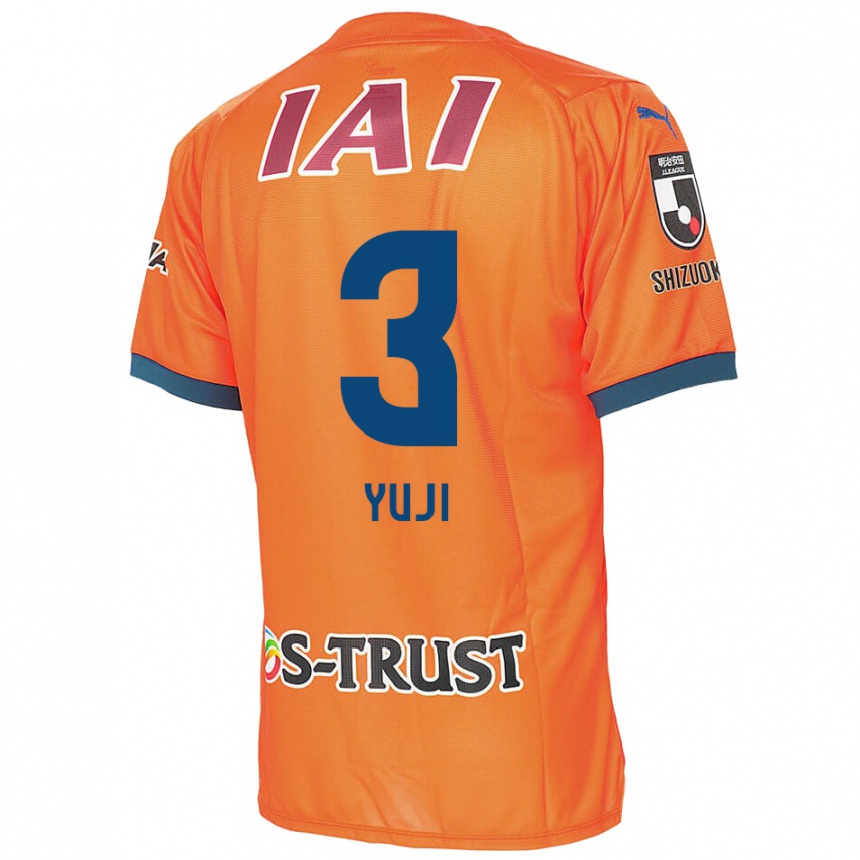 Kids Football Yuji Takahashi #3 Orange Blue Home Jersey 2024/25 T-Shirt Canada