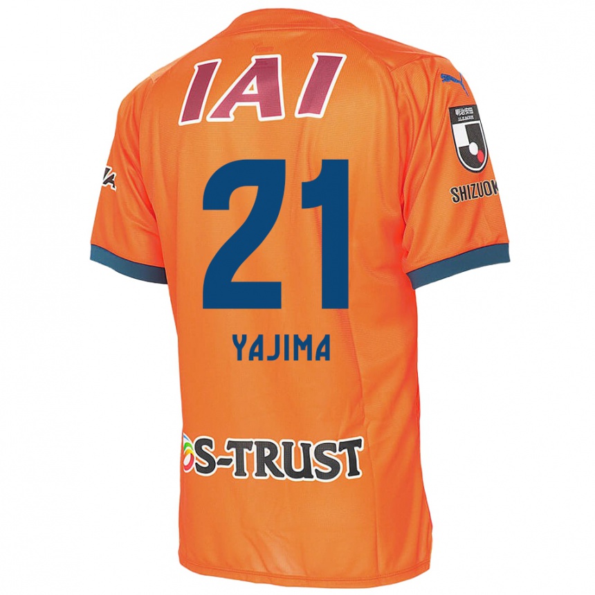 Kids Football Shinya Yajima #21 Orange Blue Home Jersey 2024/25 T-Shirt Canada