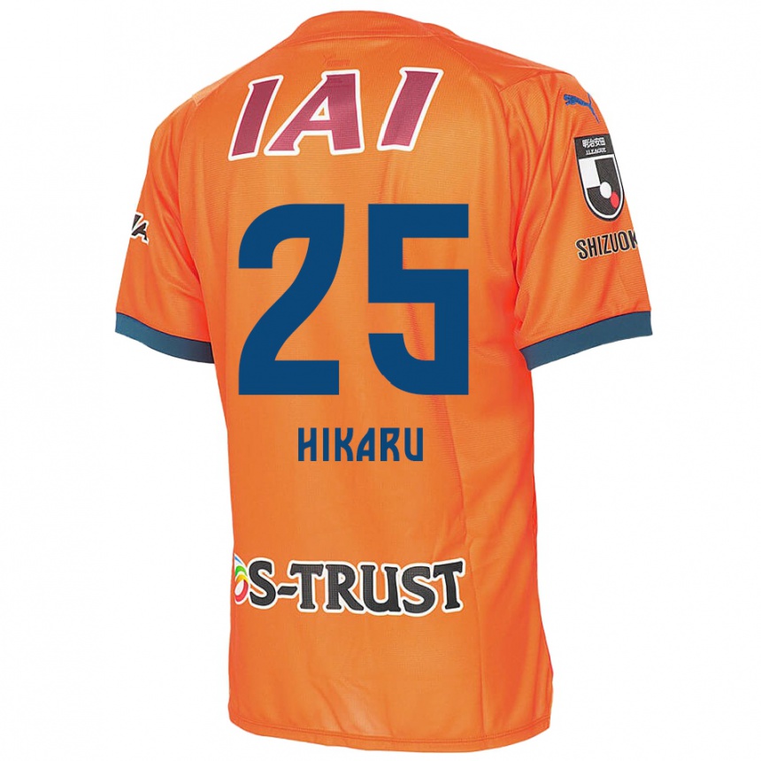 Kids Football Hikaru Naruoka #25 Orange Blue Home Jersey 2024/25 T-Shirt Canada