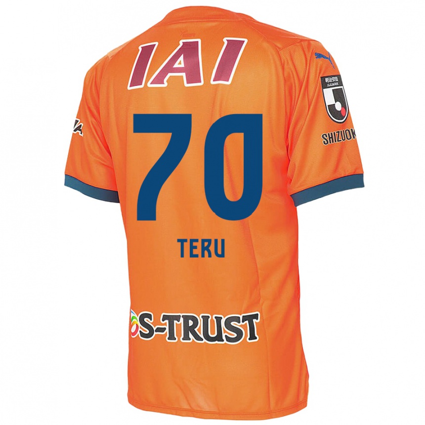 Enfant Football Maillot Teruki Hara #70 Bleu Orange Tenues Domicile 2024/25 Canada