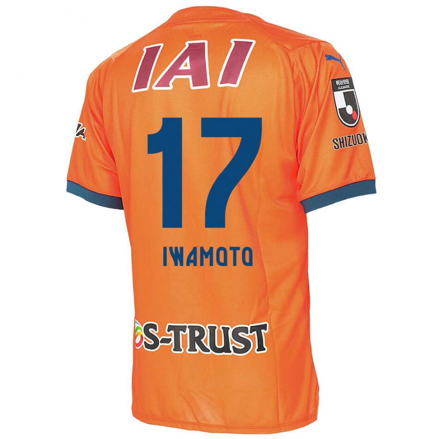 Enfant Football Maillot Shogo Iwamoto #17 Bleu Orange Tenues Domicile 2024/25 Canada