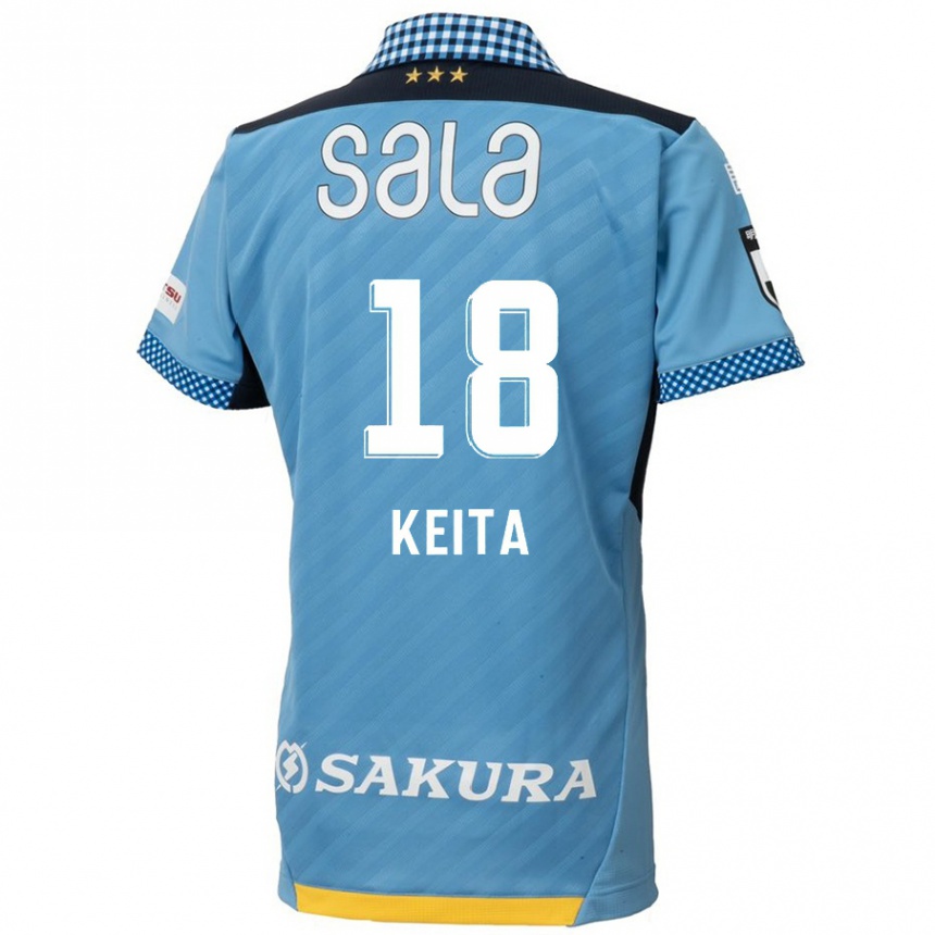 Enfant Football Maillot Keita Takahata #18 Bleu Noir Tenues Domicile 2024/25 Canada