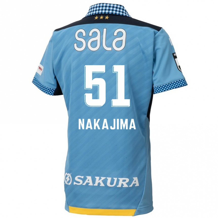 Kids Football Keitaro Nakajima #51 Blue Black Home Jersey 2024/25 T-Shirt Canada