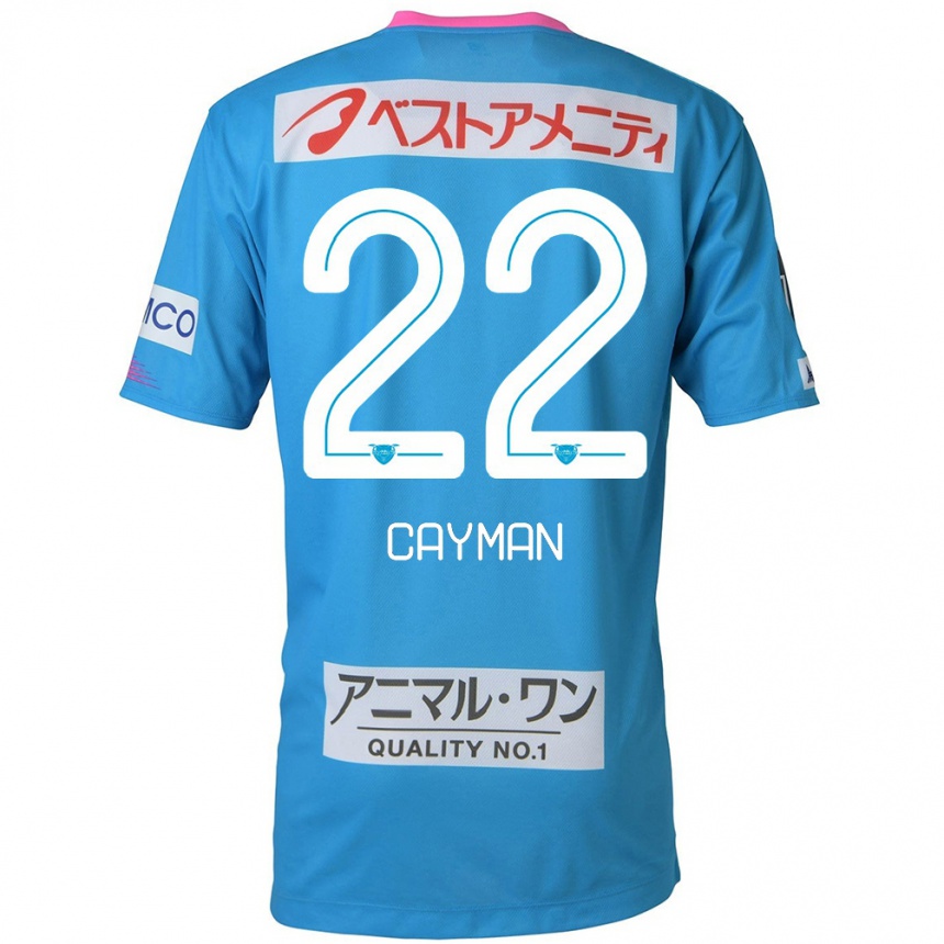 Enfant Football Maillot Cayman Togashi #22 Bleu Rose Tenues Domicile 2024/25 Canada