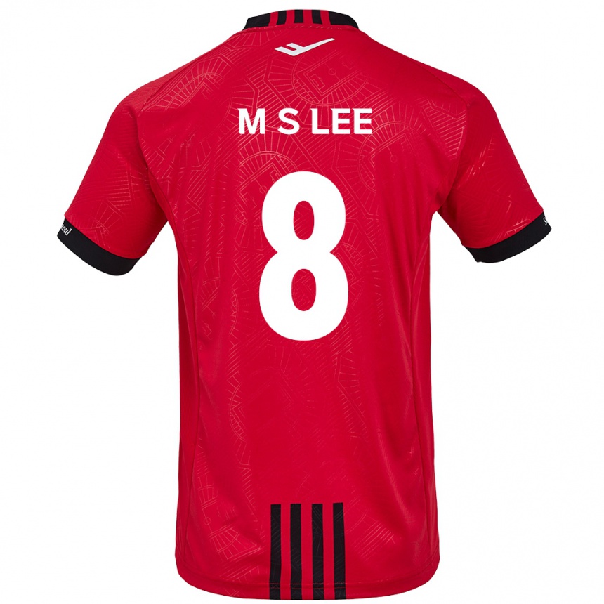 Kids Football Seung-Mo Lee #8 Red Black Home Jersey 2024/25 T-Shirt Canada